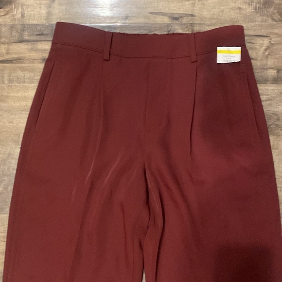 Vince Burgundy Pull On Pant Medium - Picture 3 of 6